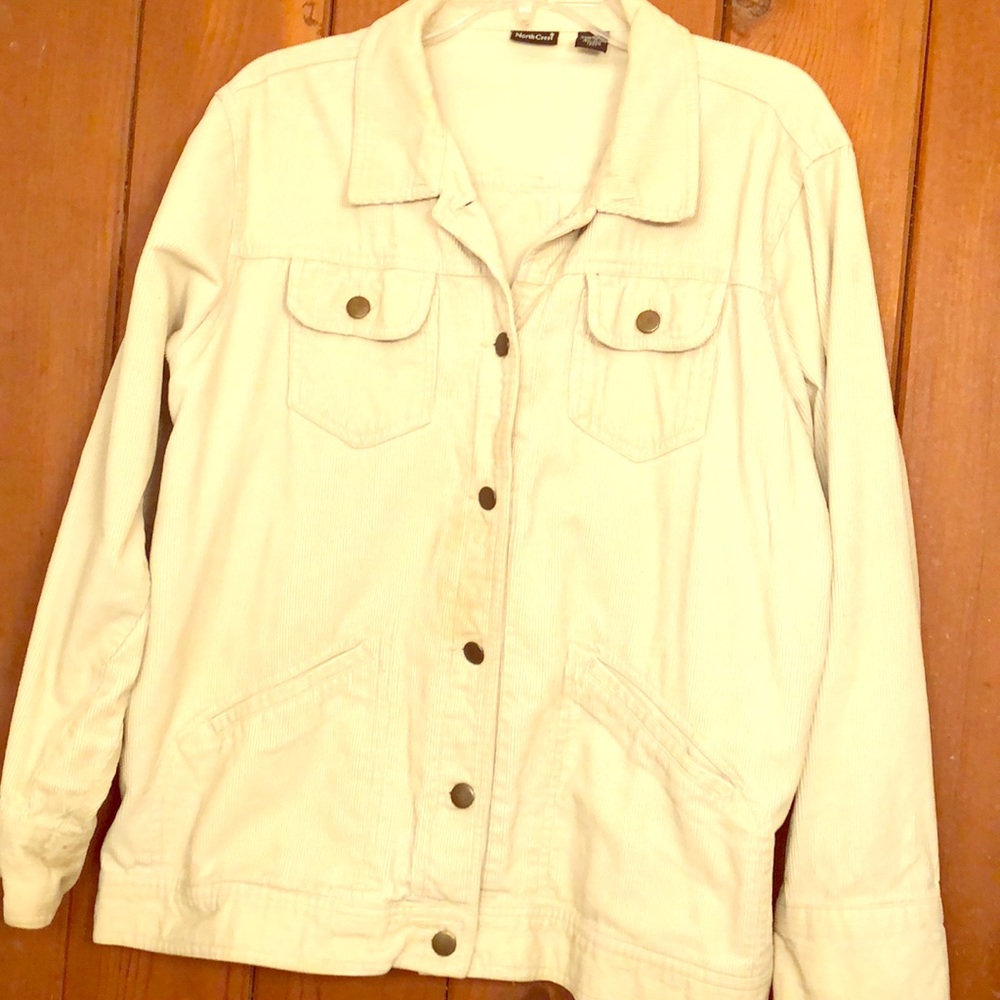 Light tan corduroy jacket